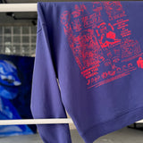 10ANS violet - sweat oversize