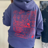 10ANS violet - sweat oversize